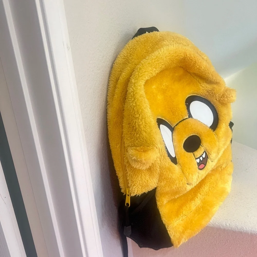 Adventure Time Jake dog sherpa plush Vintage bag